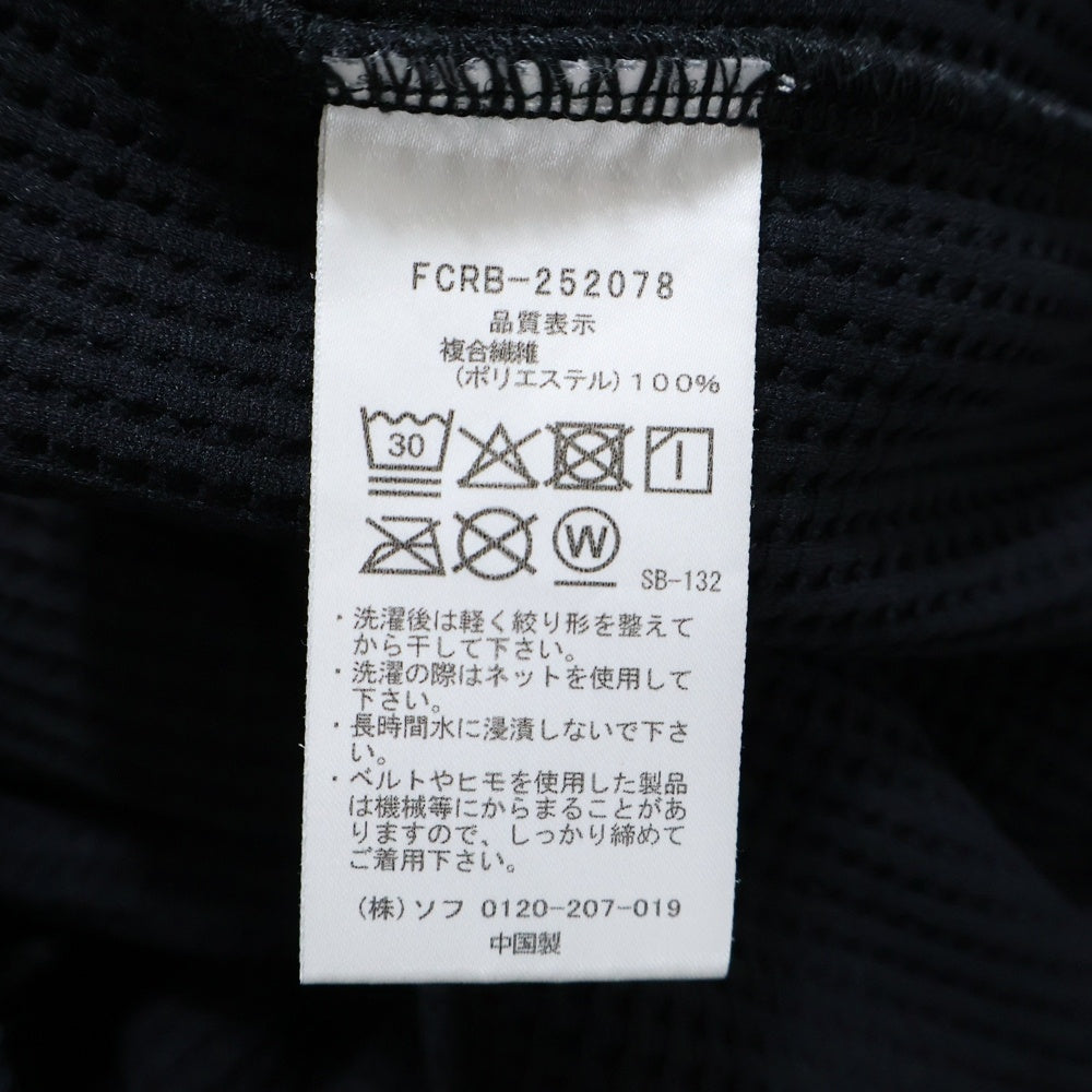 F.C.R.B./F.C.Real Bristol/FCRB(エフシーアールビー/エフシーレアルブリストル) 25AW TECH WAFFLE LOUNGE SHORTS テック ワッフル ラウンジ ショーツ ハーフパンツ ブラック FCRB-252078