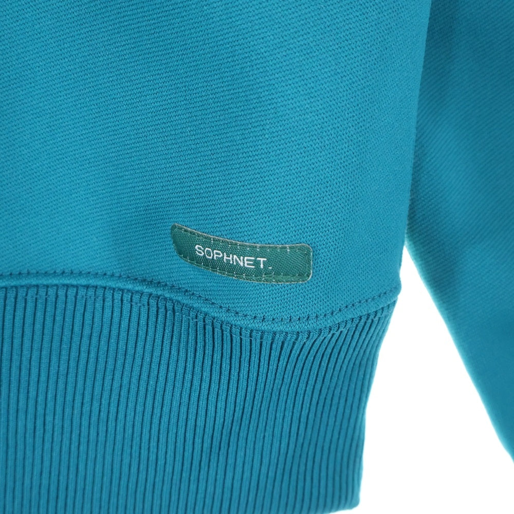 SOPHNET.(ソフネット) 23SS SWITCHING COLOR CREWNECK SWEAT スイッチング カラー クルーネックスウェットトレーナー ホワイト/グリーン SOPH-230060