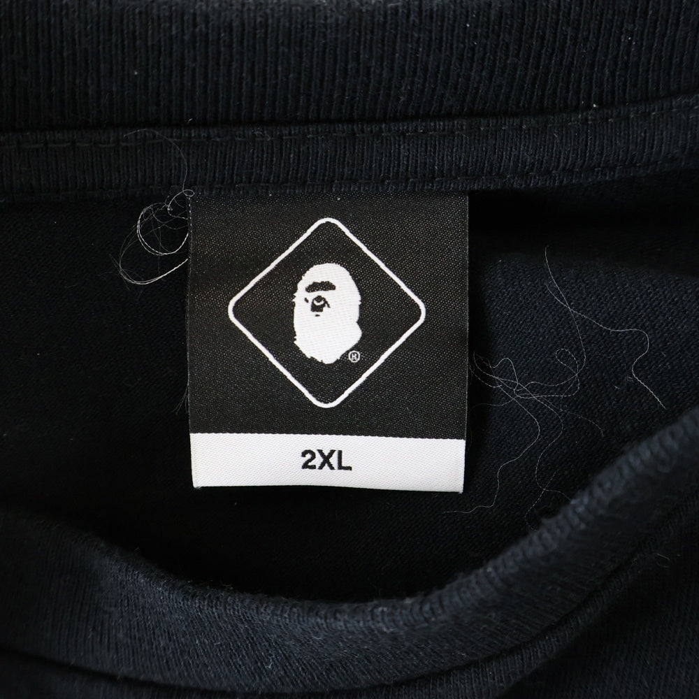 F.C.R.B./F.C.Real Bristol/FCRB(エフシーアールビー/エフシーレアルブリストル) ×A BATHING APE SHARK TEE ア ベイシング エイプ シャークプリント クルーネック半袖Tシャツ カットソー ブラック