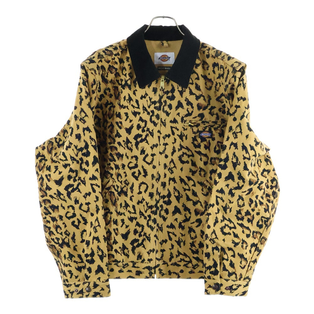 WACKO MARIA(ワコマリア) 25SS LEOPARD WORK JACKET レオパード ジップアップワークジャケット ベージュ 25SS-WMO-DC03