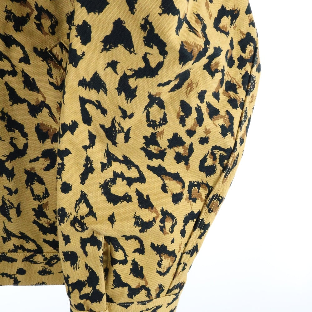WACKO MARIA(ワコマリア) 25SS LEOPARD WORK JACKET レオパード ジップアップワークジャケット ベージュ 25SS-WMO-DC03
