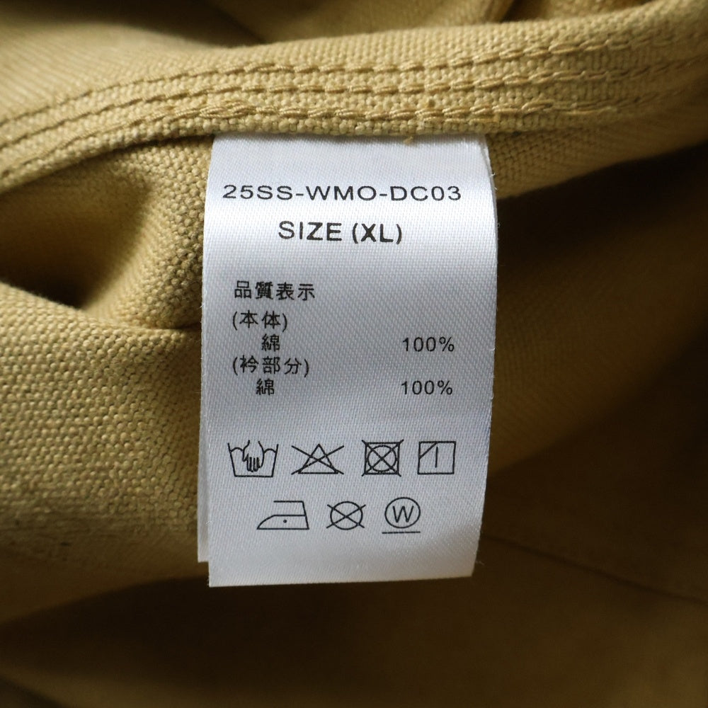 WACKO MARIA(ワコマリア) 25SS LEOPARD WORK JACKET レオパード ジップアップワークジャケット ベージュ 25SS-WMO-DC03