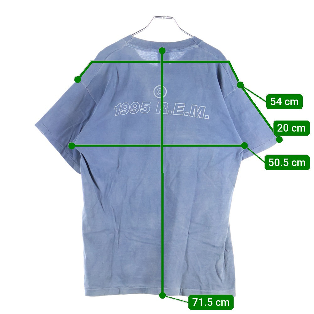 VINTAGE(ヴィンテージ) 90S VINTAGE R.E.M. アールイーエム ハテナプリント ヴィンテージTシャツ 半袖カットソー ブルー
