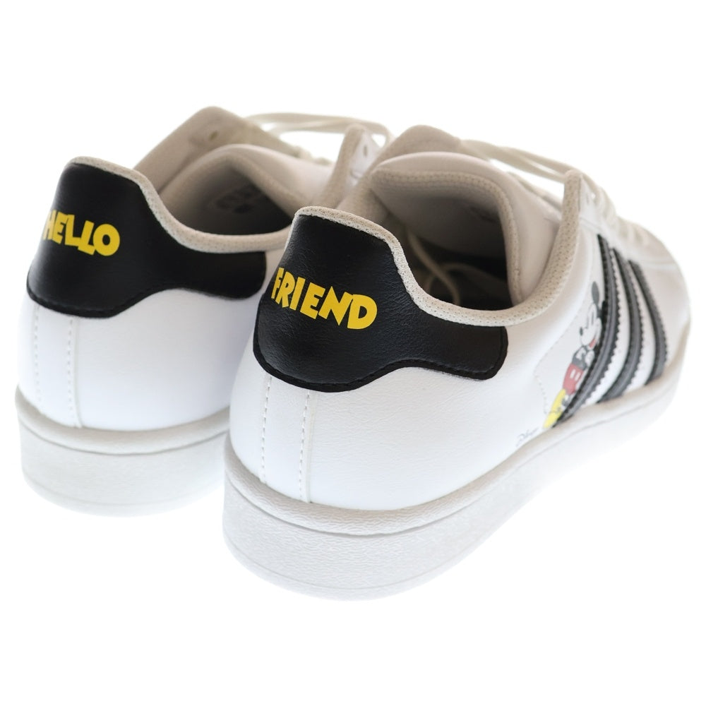 adidas(アディダス) ×Disney SUPERSTAR ディズニー スーパースター ローカットスニーカー レディース ホワイト US5.5/23.5cm GW9537