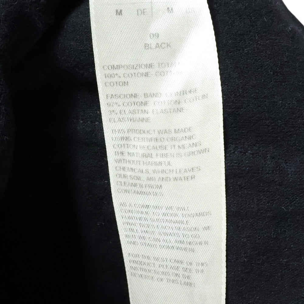 DRKSHDW(ダークシャドウ) 24AW PRISONER DRAWSTRING プリズナー ドローストリング スウェットパンツ ブラック DU02D2395-RIG