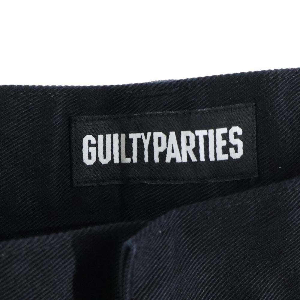 WACKO MARIA(ワコマリア) TWILL SKATE PANTS ツイル マルチポケット ジップアップ スケーターパンツ ブラック GP-104-A-BLANKLINE ZACK