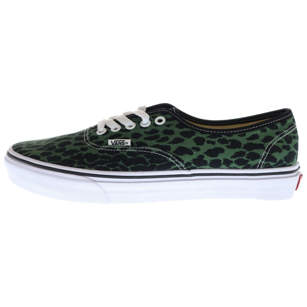 VANS(ヴァンズ) ×WACKO MARIA V44 AUTHENTIC - LEOPARD ワコマリア オーセンティック レオパード柄 ローカットスニーカー グリーン US9H/27.5cm VANS-WM-SH05