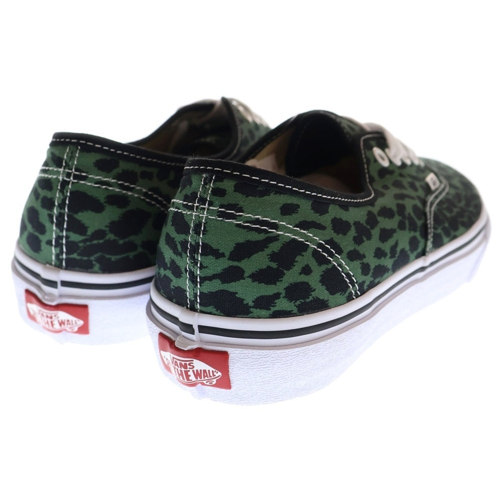 VANS(ヴァンズ) ×WACKO MARIA V44 AUTHENTIC - LEOPARD ワコマリア オーセンティック レオパード柄 ローカットスニーカー グリーン US9H/27.5cm VANS-WM-SH05