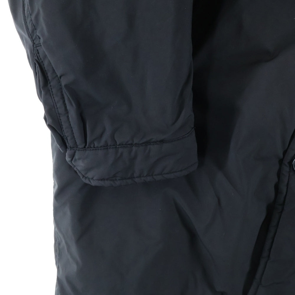 BEDWIN & THE HEARTBREAKERS(ベドウィンアンドザハートブレーカーズ) 日本製 ポリナイロン フーデッド 中綿コート ブラック