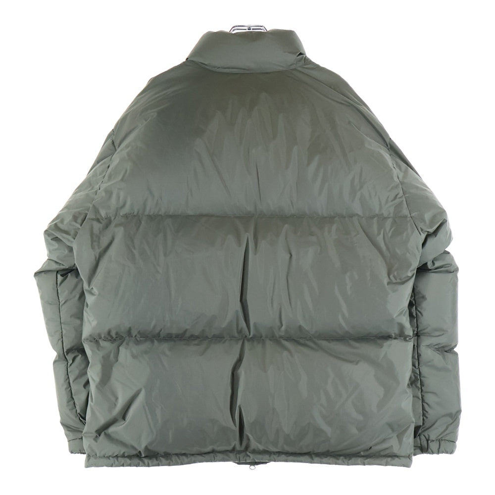 WACKO MARIA(ワコマリア) ×NANGA DOWN JACKET TYPE-1 ナンガ ロゴ刺繍 ジップアップ ダウンジャケット カーキ 23B76