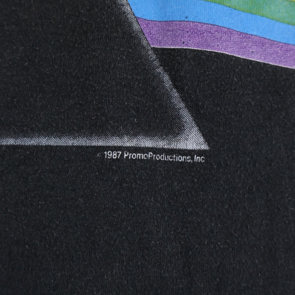 VINTAGE(ヴィンテージ) 80S VINTAGE PINK FLOYD ピンクフロイド ツアー ヴィンテージプリント ラグランTシャツ カットソー ブラック/ホワイト