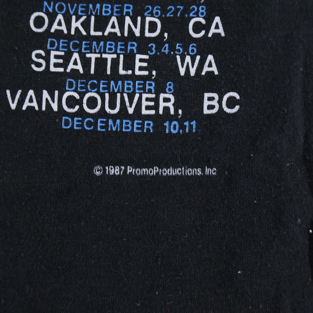 VINTAGE(ヴィンテージ) 80S VINTAGE PINK FLOYD ピンクフロイド ツアー ヴィンテージプリント ラグランTシャツ カットソー ブラック/ホワイト