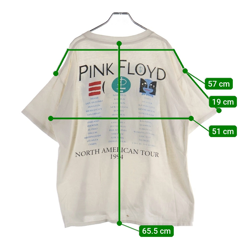 VINTAGE(ヴィンテージ) 90S VINTAGE PINK FLOYD NORTH AMERICAN TOUR ピンクフロイド ノースアメリカツアー ヴィンテージ プリントTシャツ 半袖カットソー ホワイト