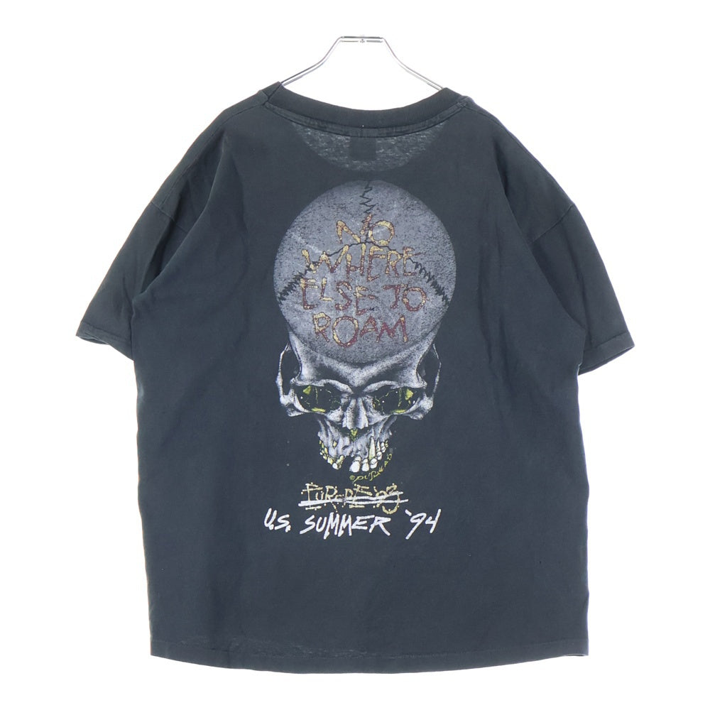 VINTAGE(ヴィンテージ) 90S VINTAGE METALLICA PUSHEAD NOWHERE ELSE TO ROAM 1994 US SUMMER TOUR メタリカ パスヘッド ヴィンテージプリントTシャツ 半袖カットソー ブラック