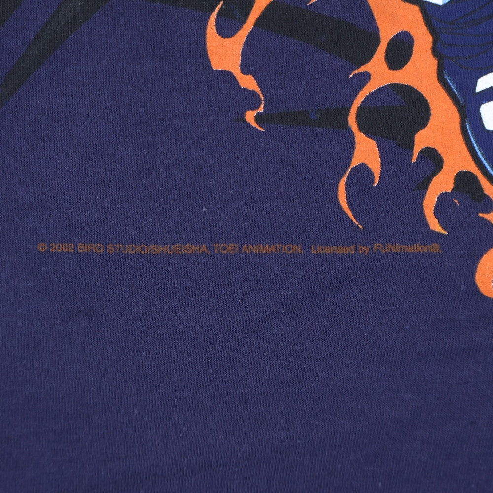 VINTAGE(ヴィンテージ) 00S DRAGON BALL Z ドラゴンボール ゴジータ プリントTシャツ 長袖カットソー ネイビー