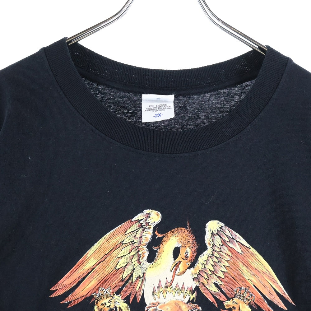 VINTAGE(ヴィンテージ) 00S QUEEN クイーン プリントTシャツ 半袖カットソー ブラック/オレンジ