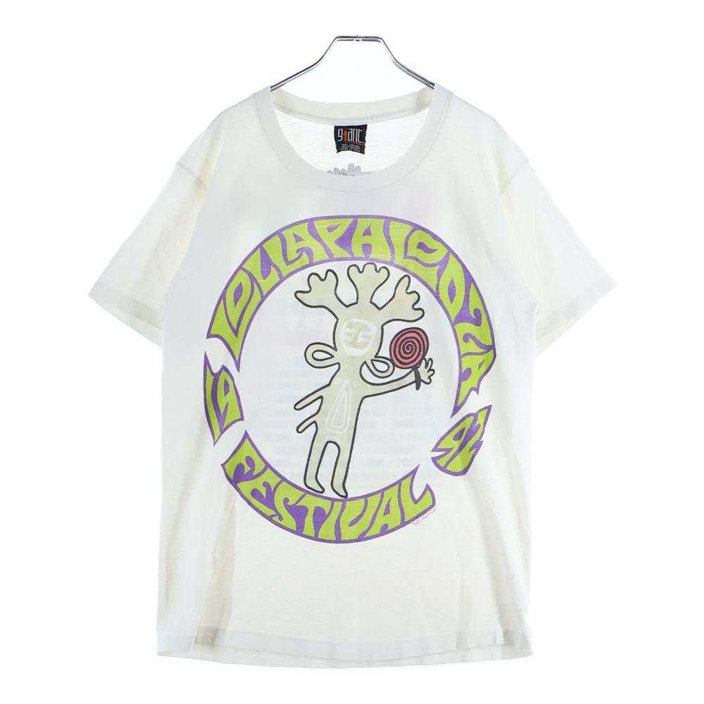 VINTAGE(ヴィンテージ) 90S VINTAGE LOLLAPALOOZA ロラパルーザ ヴィンテージプリントTシャツ 半袖カットソー ホワイト