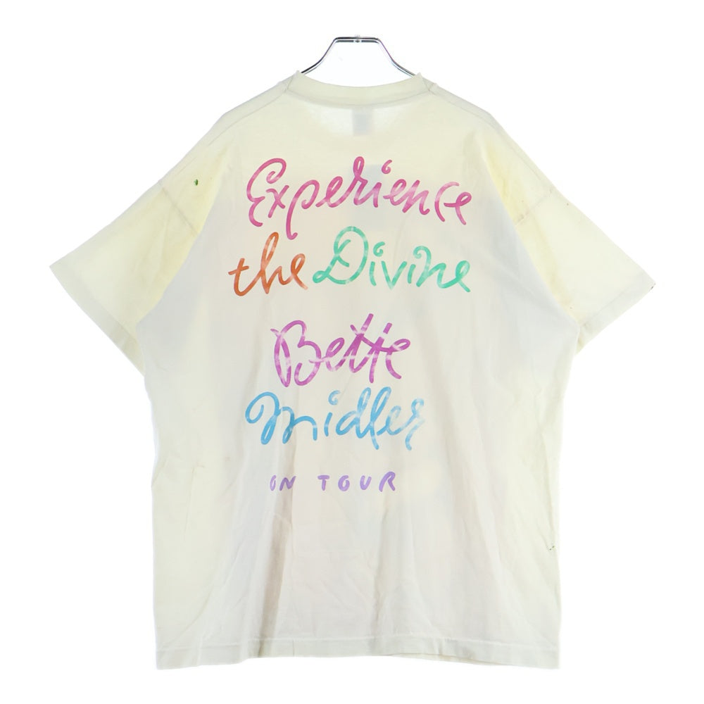 VINTAGE(ヴィンテージ) 90S VINTAGE Bette Midler Experience The Divine Tour ベッドミドラー ヴィンテージプリントTシャツ 半袖カットソー ホワイト