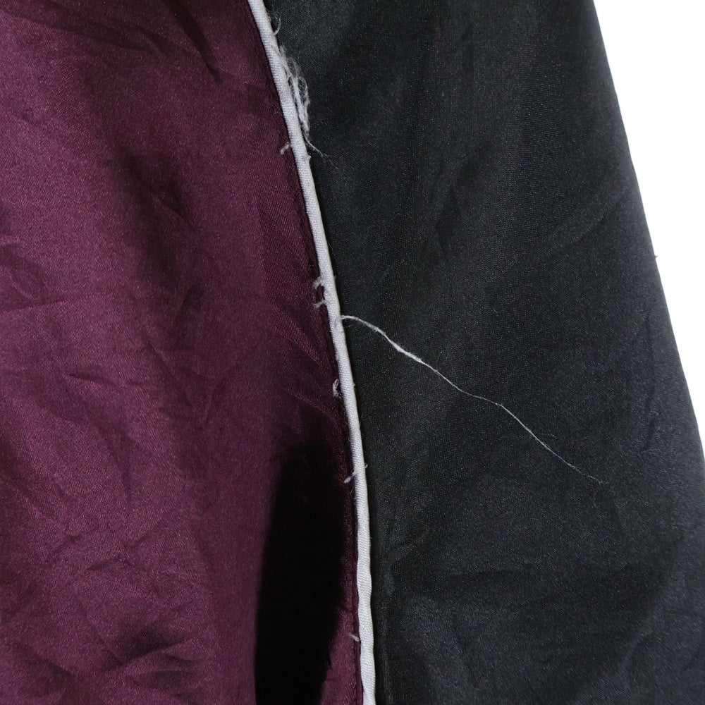 NO BRAND(ノーブランド) Harry Potter HOGWARTS ハリーポッター ホグワーツ サテンジャケット ブラック/パープル