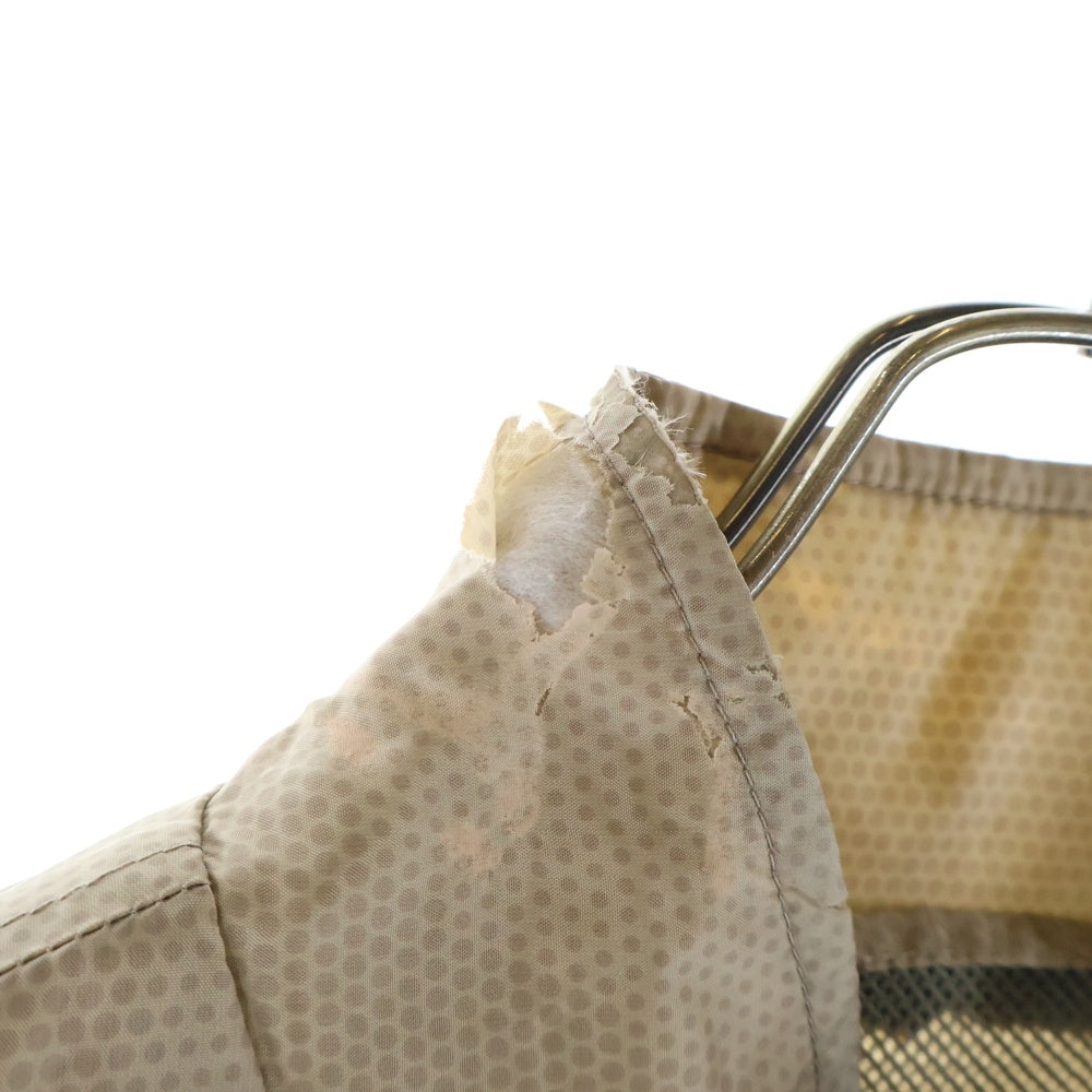 STUSSY(ステューシー) 90S VINTAGE ロゴプリント ナイロン ジップアップジャケット ベージュ