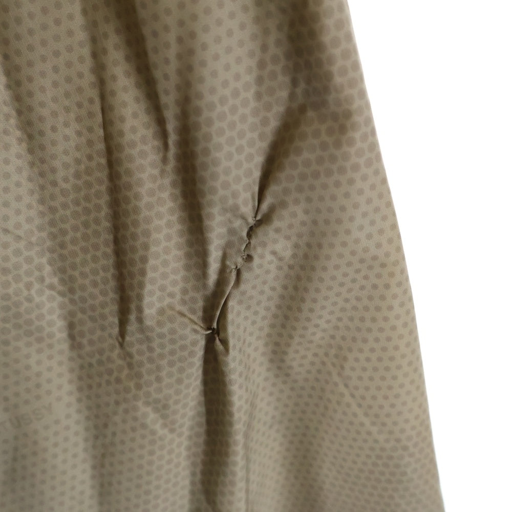 STUSSY(ステューシー) 90S VINTAGE ロゴプリント ナイロン ジップアップジャケット ベージュ