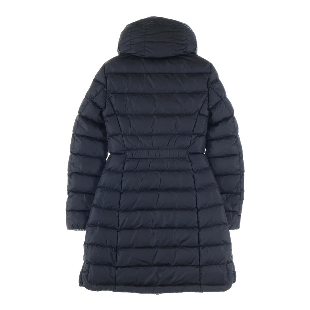 MONCLER(モンクレール) 22AW FLAMMETTE フーデッド ナイロンジャケット ロングコート レディース ブラック H20931C50900