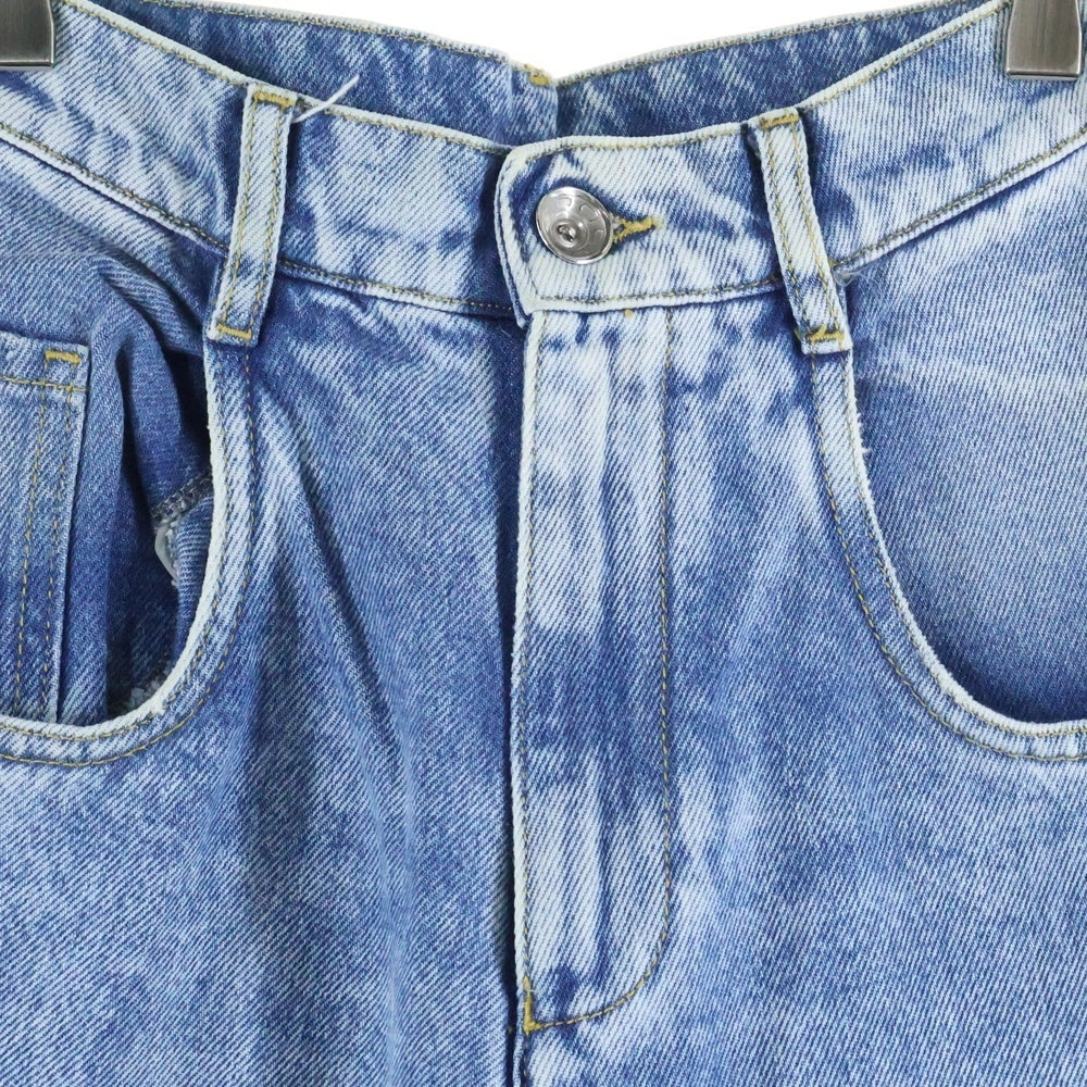 Maison Margiela 1(メゾンマルジェラ) 22SS SLASH DETAIL DENIM PANTS スラッシュディテールデニムパンツ ジーンズ インディゴ レディース S51LA0051 S30513