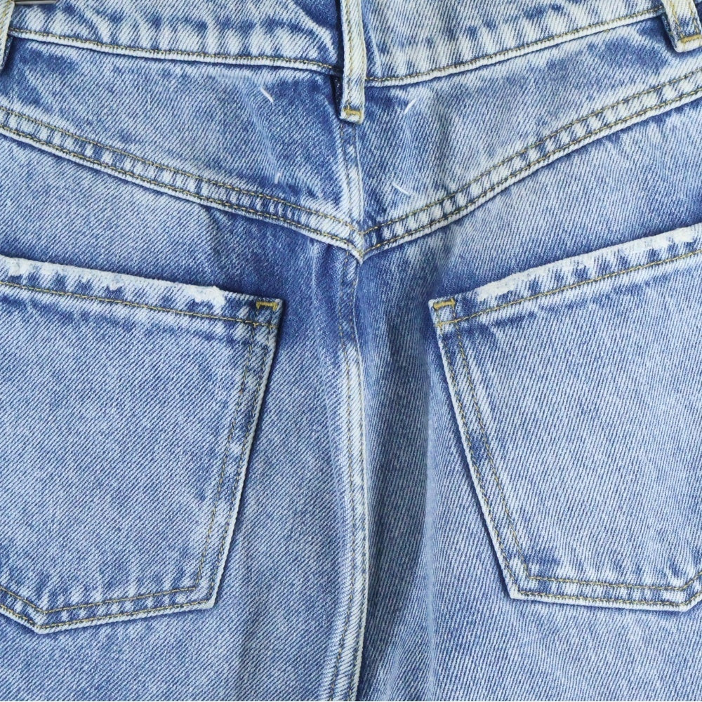 Maison Margiela 1(メゾンマルジェラ) 22SS SLASH DETAIL DENIM PANTS スラッシュディテールデニムパンツ ジーンズ インディゴ レディース S51LA0051 S30513