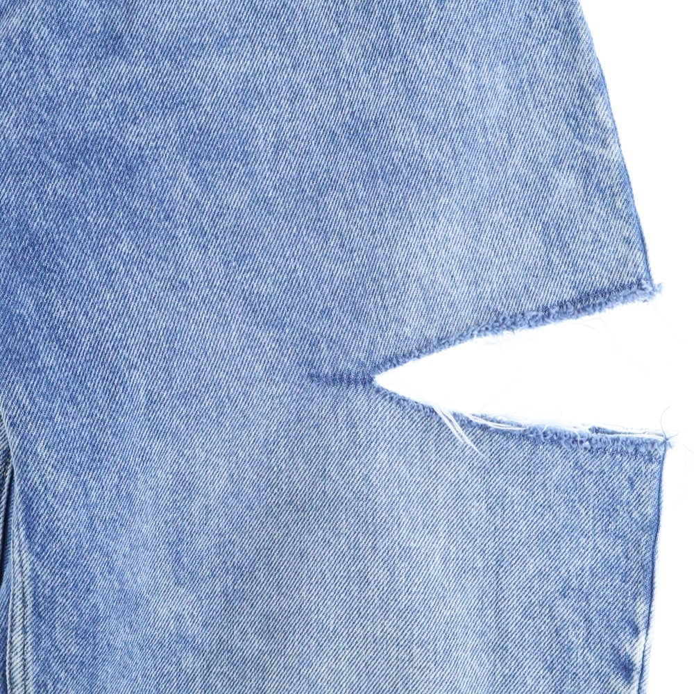 Maison Margiela 1(メゾンマルジェラ) 22SS SLASH DETAIL DENIM PANTS スラッシュディテールデニムパンツ ジーンズ インディゴ レディース S51LA0051 S30513
