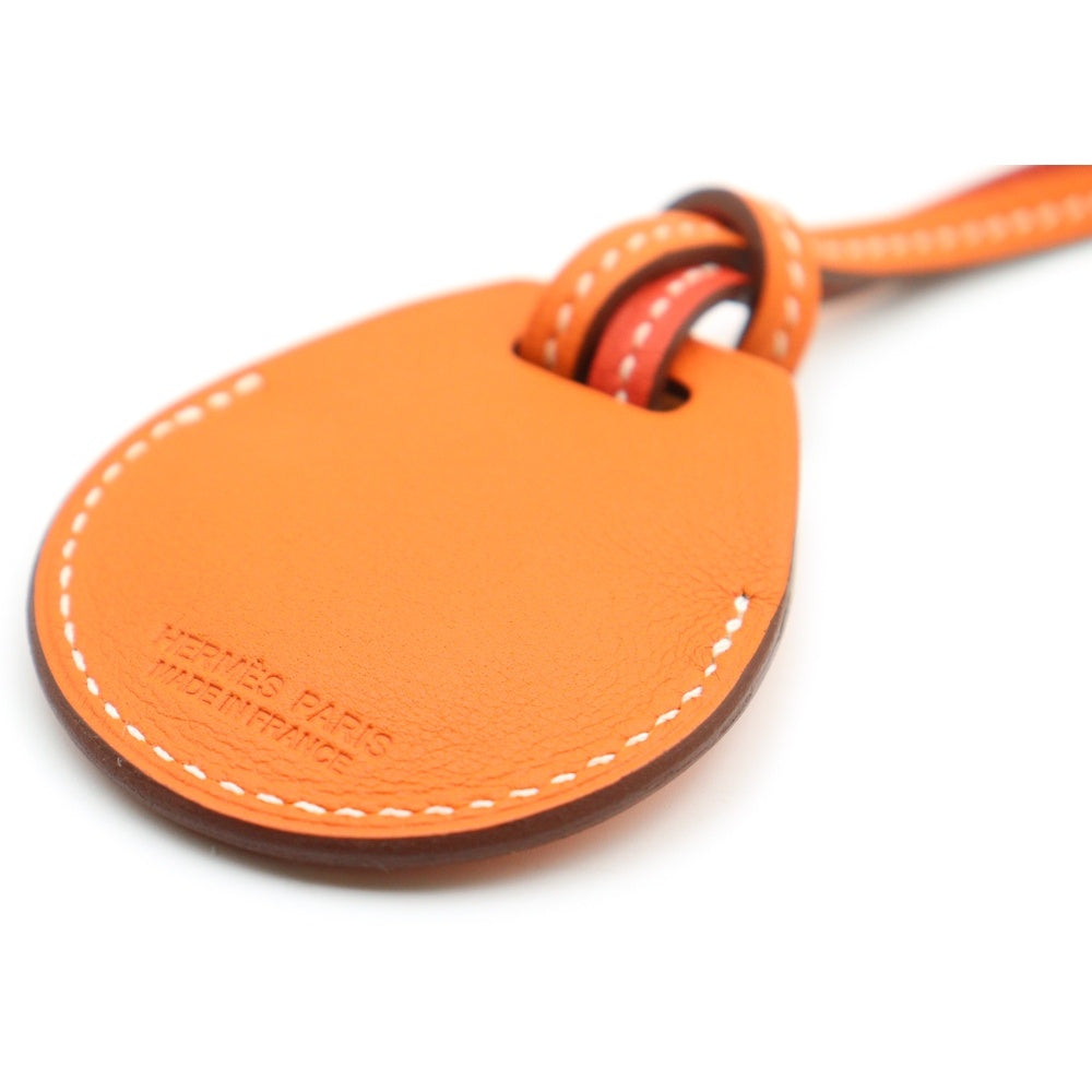 HERMES(エルメス) AirTag エアタグケース ストラップ ヴォースイフト オレンジ T刻印