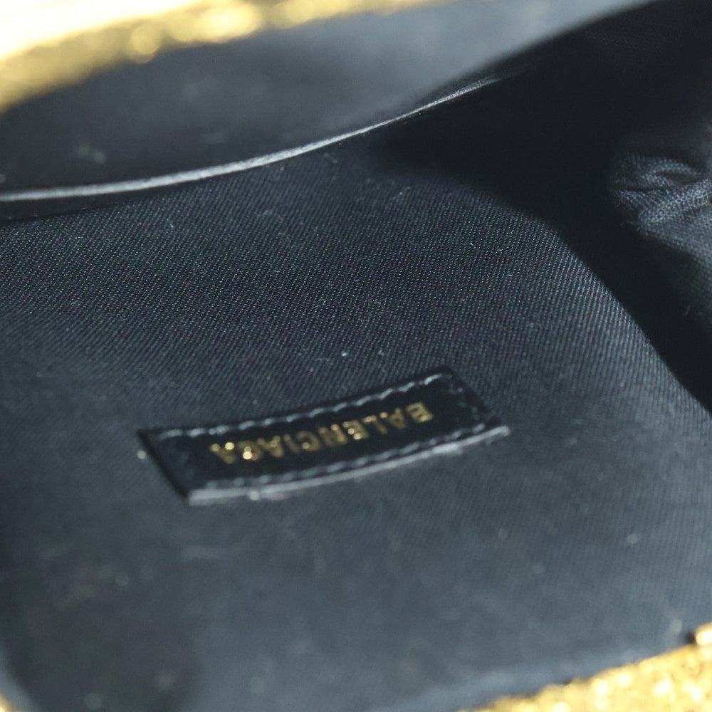 BALENCIAGA(バレンシアガ) クラウド コインショルダーバッグ ゴールド 618915