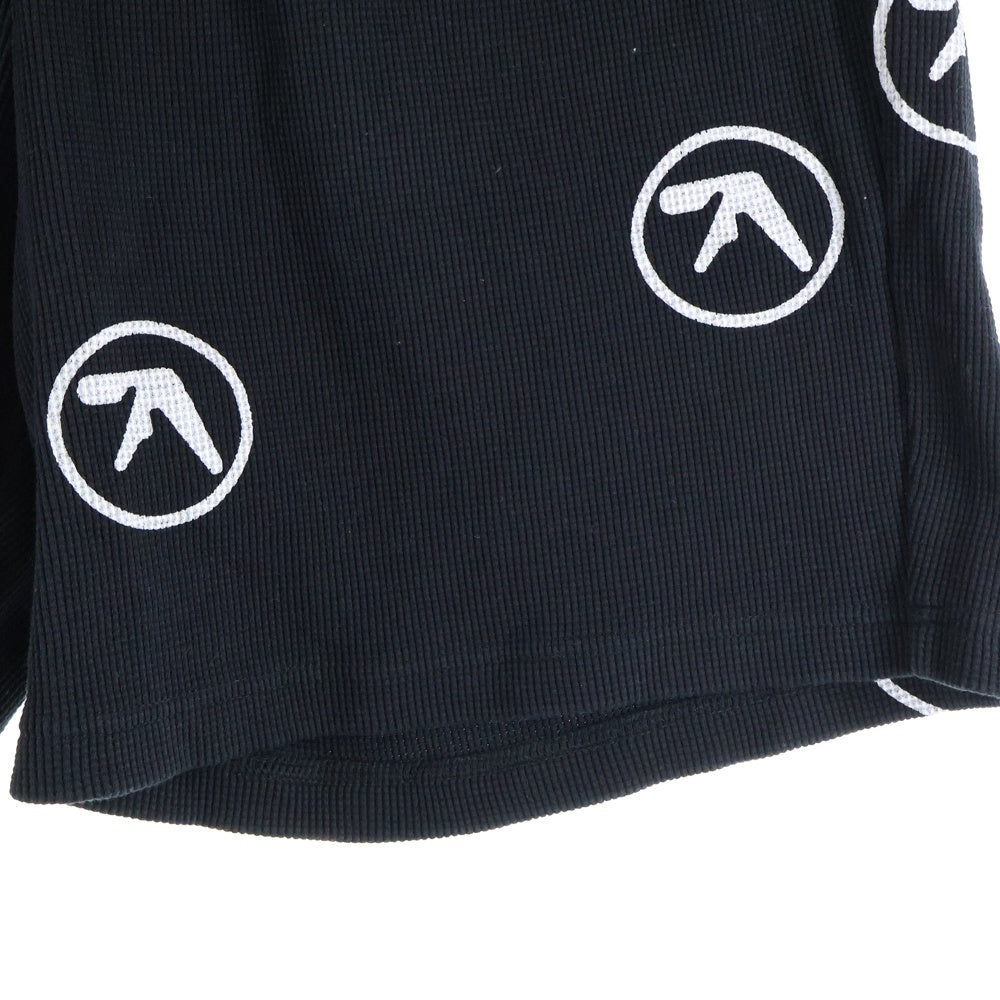 SUPREME(シュプリーム) 25SS ×Aphex Twin Thermal Short エイフェックスツイン 総柄 サーマルショートパンツ ハーフパンツ ブラック