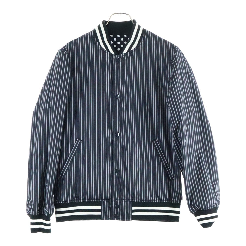 SUPREME(シュプリーム) 14SS ×COMME des GARCONS SHIRT Reversible Varsity Baseball Jacket コムデギャルソンシャツ リバーシブル ドット 総柄 バーシティー ベースボールジャケット