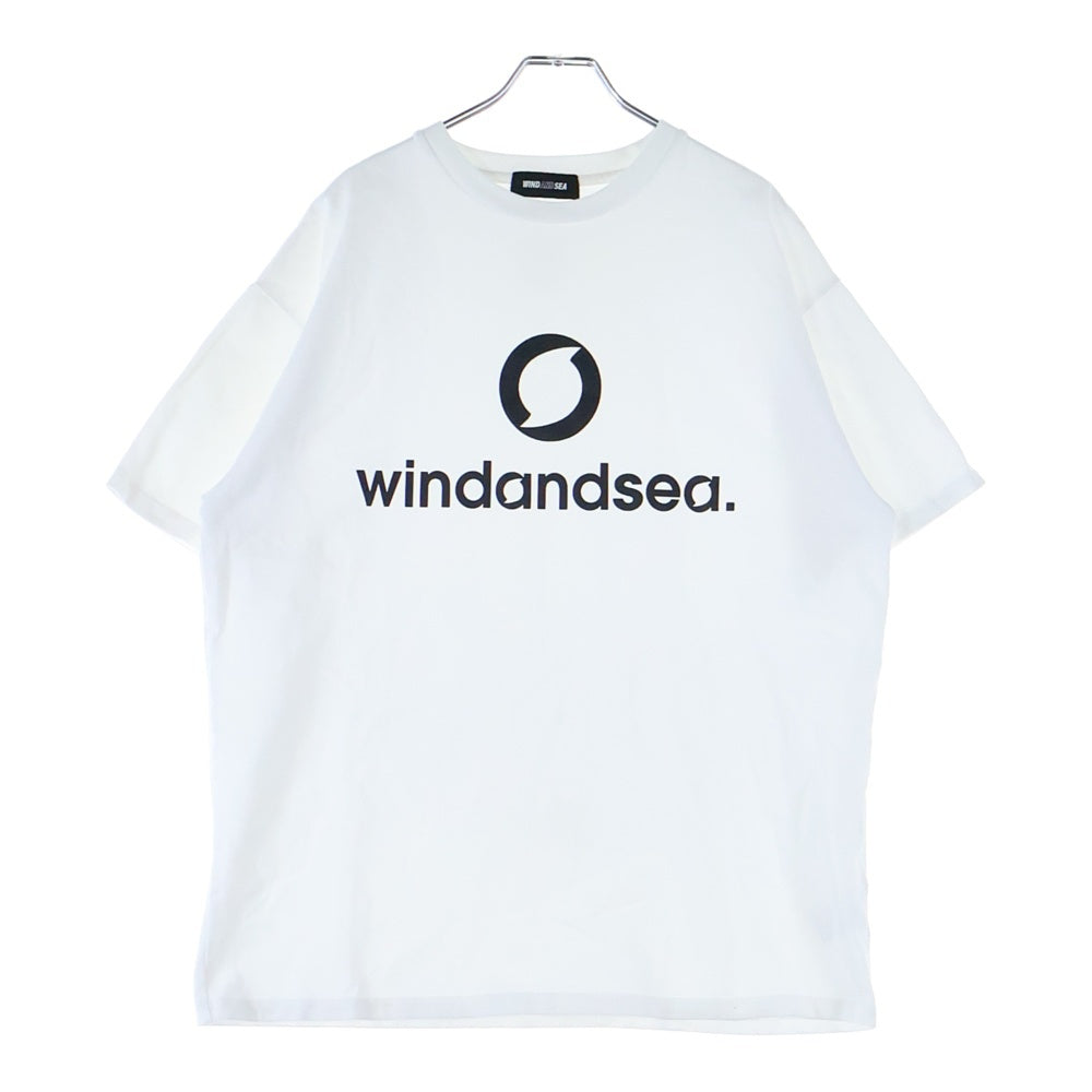 WIND AND SEA(ウィンダンシー) 24AW WDSFC S/S Tee フロントロゴプリント 半袖Tシャツ カットソー ホワイト WDS-O-FCT-24-Q4-CS-02