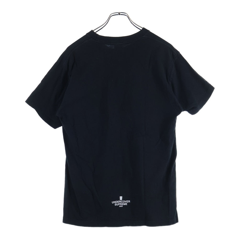 SUPREME(シュプリーム) 23SS ×Undercover Face Tee アンダーカバー フェイス フロントプリント 半袖Tシャツ カットソー ブラック