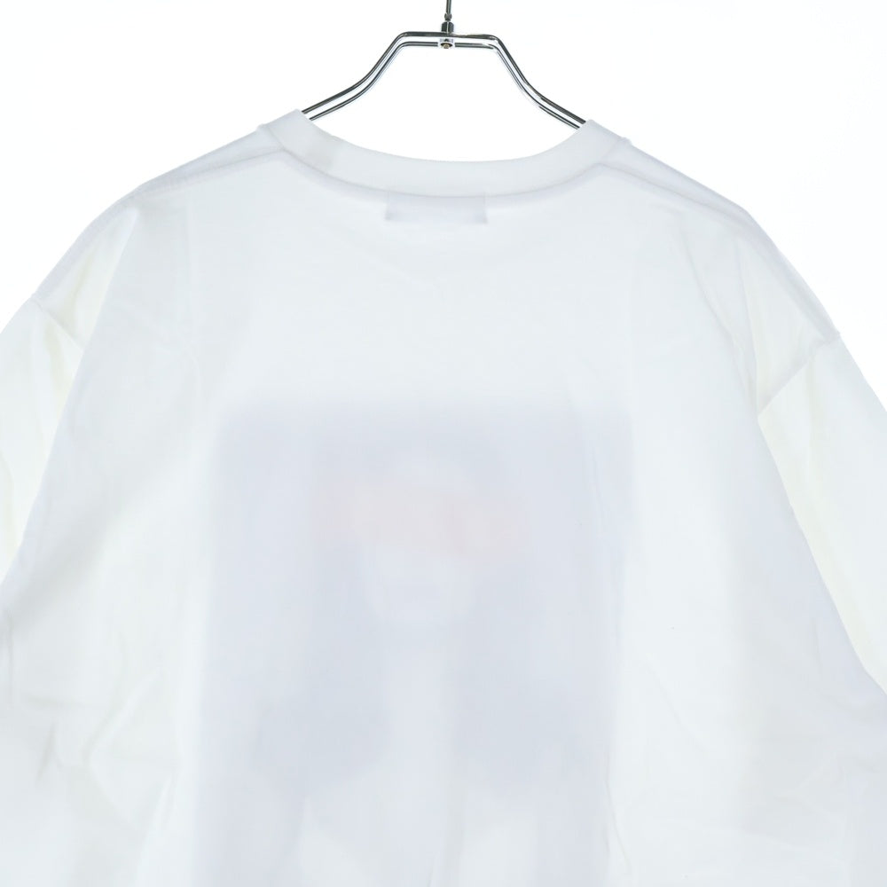 GOD SELECTION XXX(ゴッドセレクショントリプルエックス) フロントフォトプリント クルーネック 半袖Tシャツ カットソー ホワイト GX-S21-ST-06