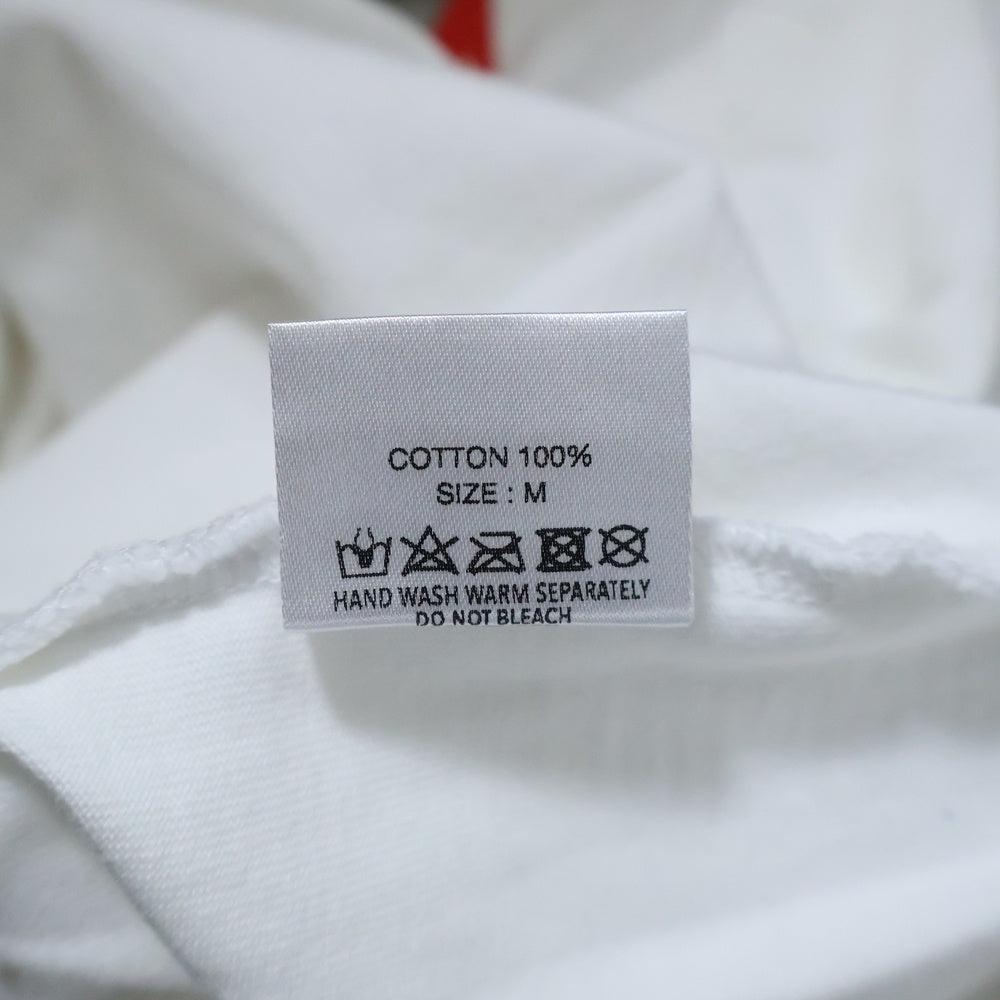 GOD SELECTION XXX(ゴッドセレクショントリプルエックス) フロントフォトプリント クルーネック 半袖Tシャツ カットソー ホワイト GX-S21-ST-06