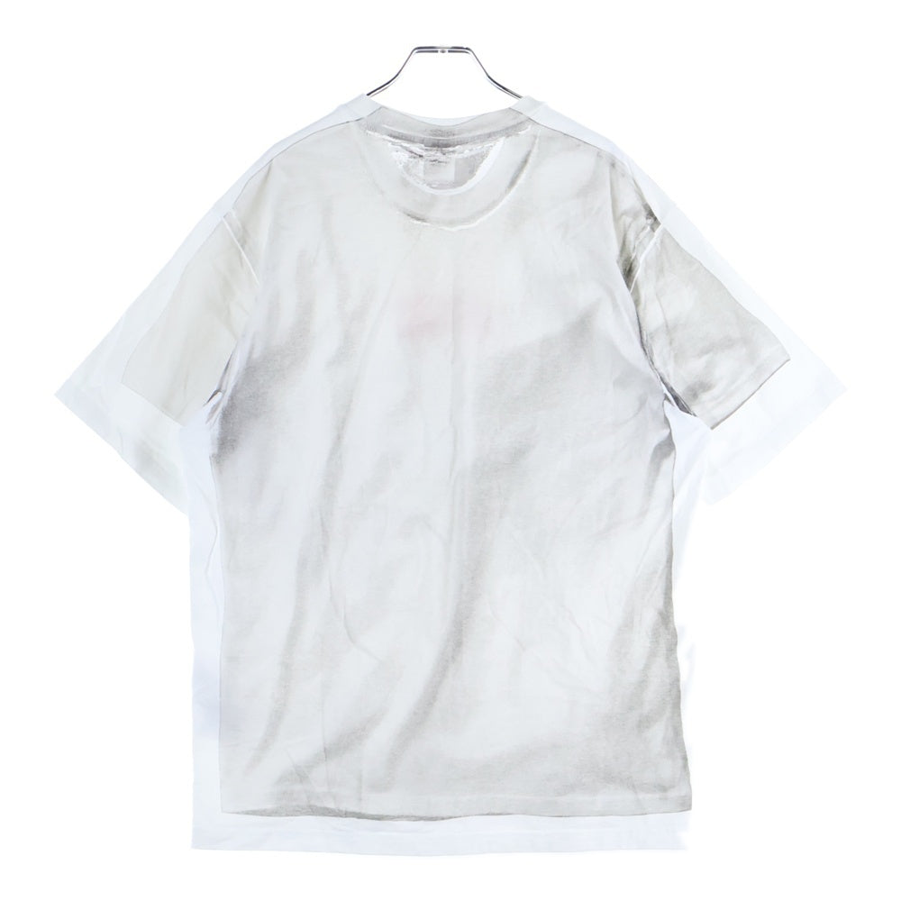 SUPREME(シュプリーム) 24SS ×MM6 Maison Margiela Box Logo Tee エムエムシックスメゾンマルジェラ ボックスロゴ トロンプルイユ 半袖Tシャツ カットソー ホワイト