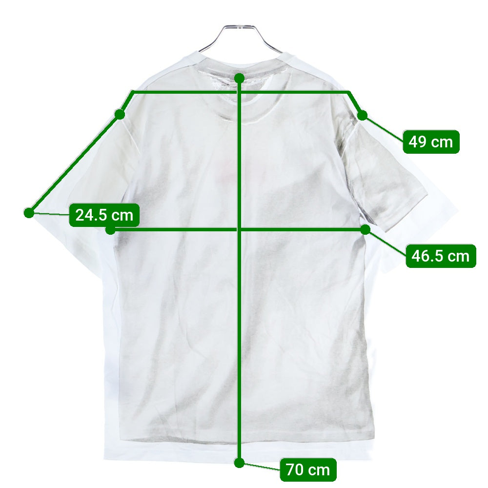 SUPREME(シュプリーム) 24SS ×MM6 Maison Margiela Box Logo Tee エムエムシックスメゾンマルジェラ ボックスロゴ トロンプルイユ 半袖Tシャツ カットソー ホワイト