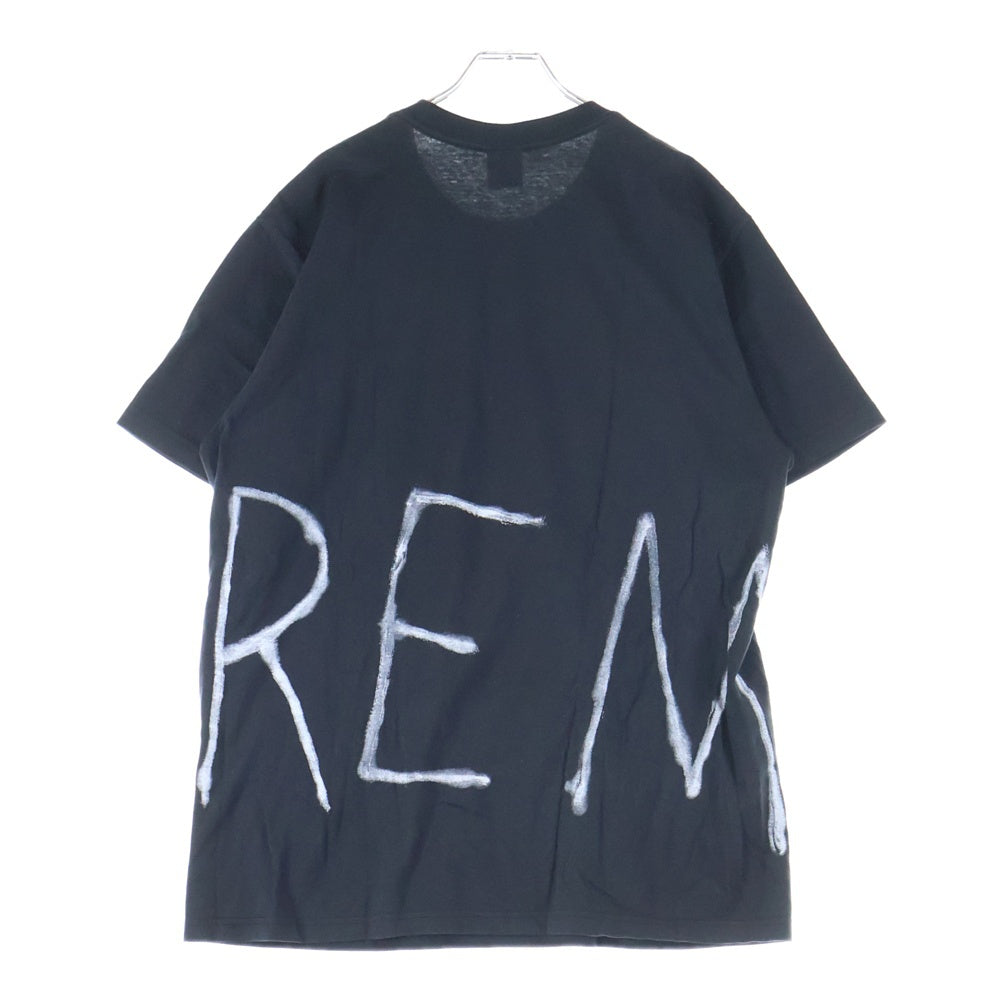 SUPREME(シュプリーム) 25SS Painted Tee 両面オーバーペイントデザインTシャツ 半袖クルーネックカットソー ブラック