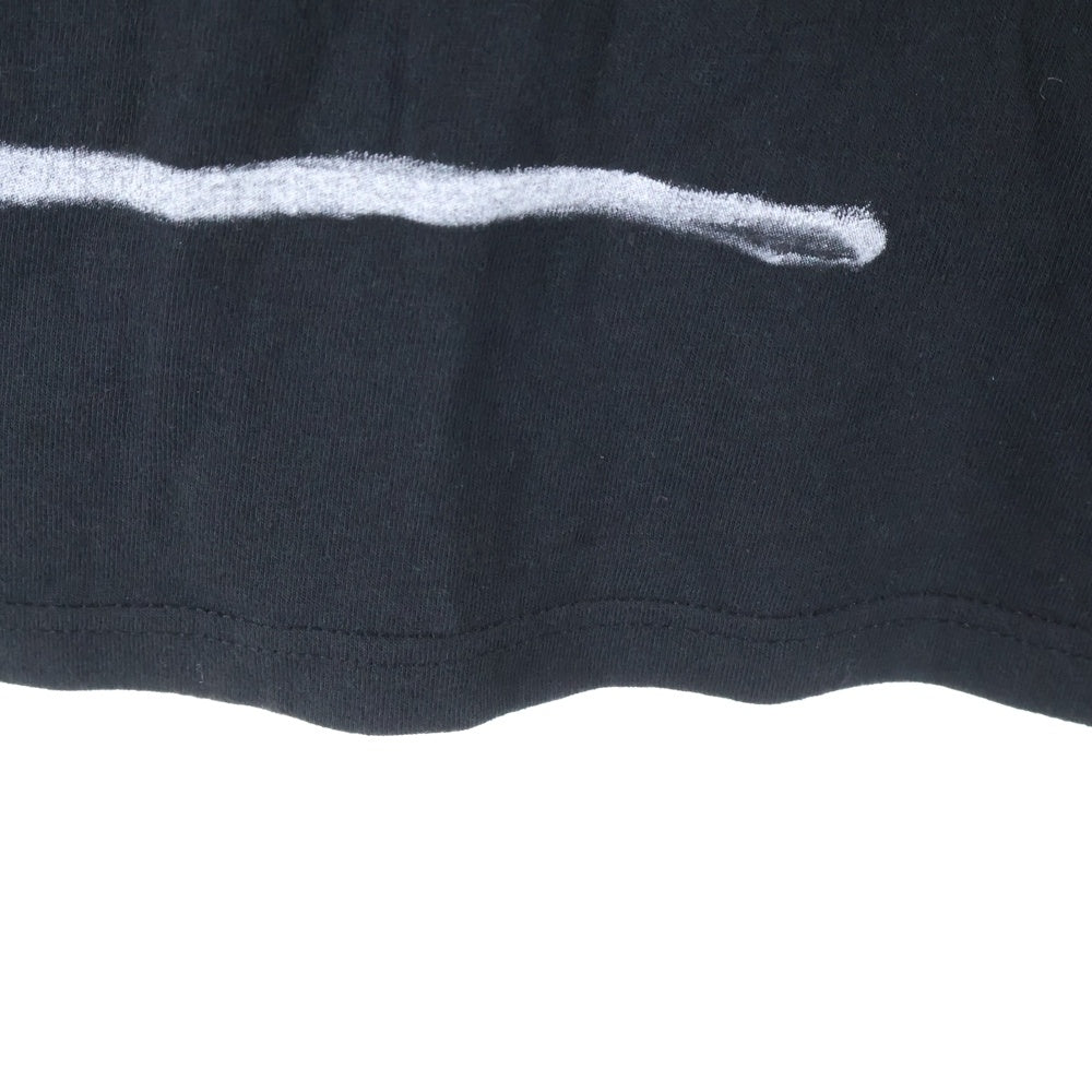 SUPREME(シュプリーム) 25SS Painted Tee 両面オーバーペイントデザインTシャツ 半袖クルーネックカットソー ブラック