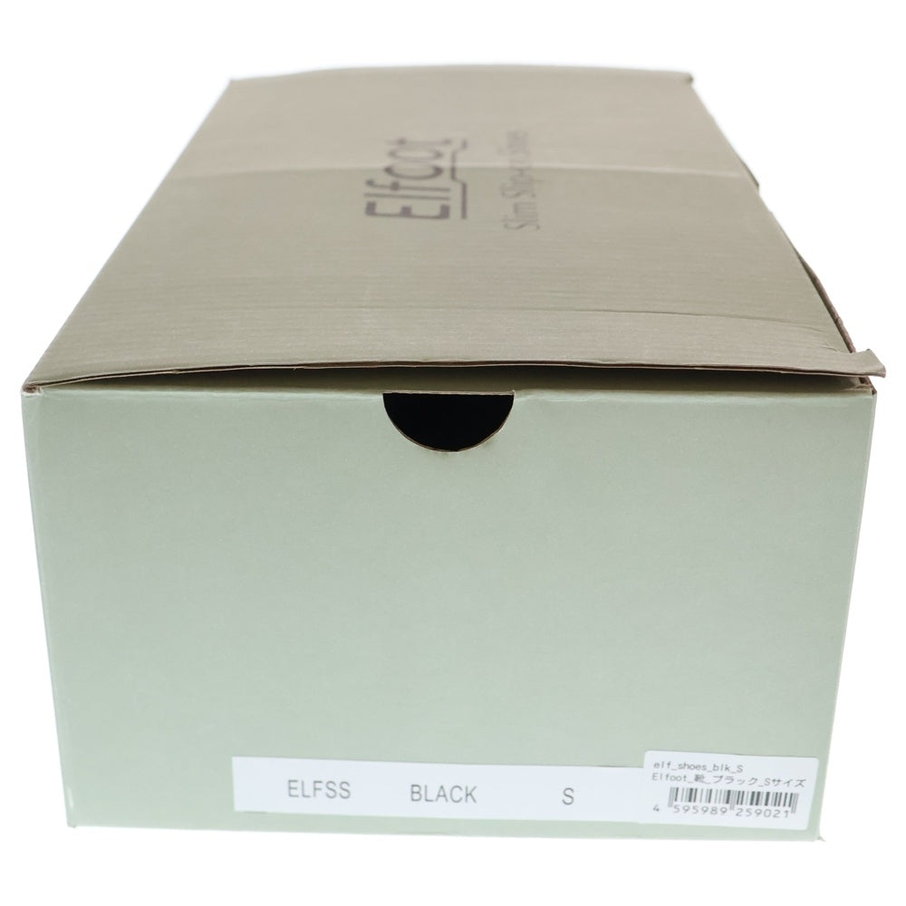 NO BRAND(ノーブランド) Elfoot エルフット Slim Slip-on Shoes スリム スリッポン シューズ ブラック