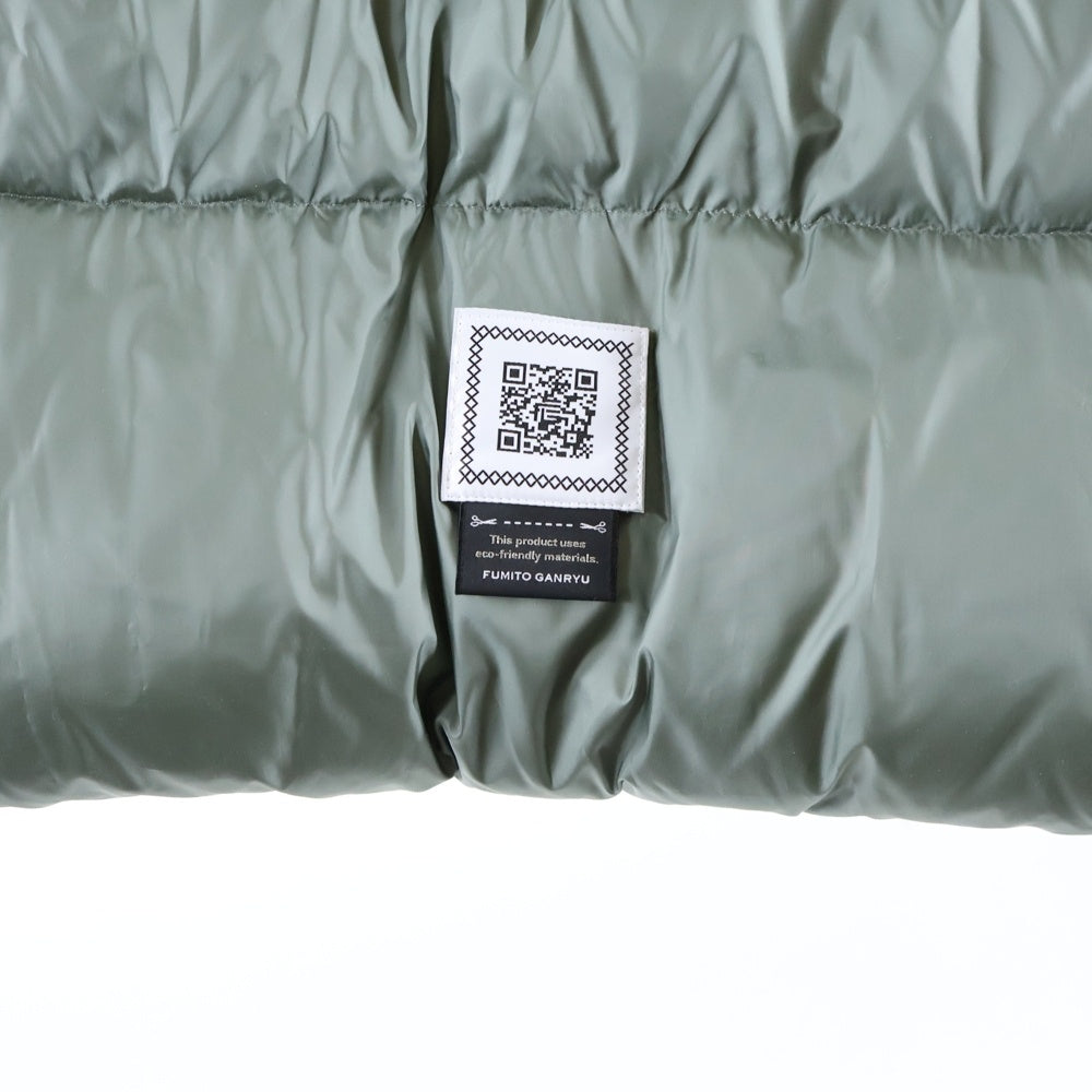 FUMITO GANRYU(フミトガンリュウ) 22AW 2Way Down Jacket ツーウェイ ダウンジャケット グリーン FU8-BL-03