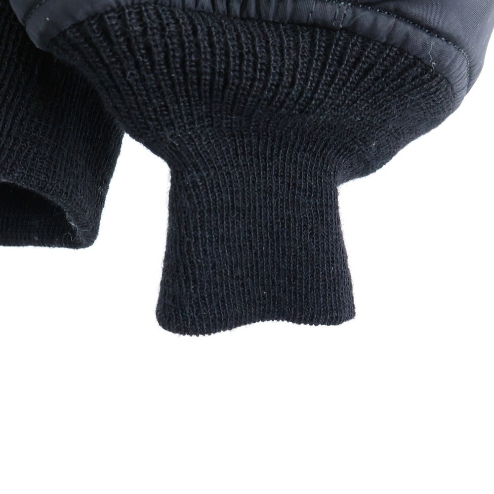 MARKAWARE(マーカウェア) NYLON TWILL MA-1 ナイロンツイル フライト ボンバージャケット ブルゾン ブラック M24C18BL02C