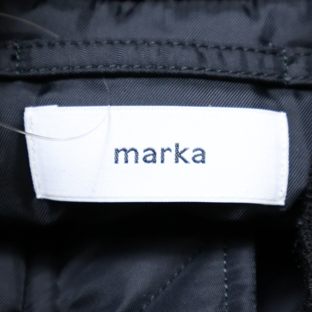 MARKAWARE(マーカウェア) NYLON TWILL MA-1 ナイロンツイル フライト ボンバージャケット ブルゾン ブラック M24C18BL02C