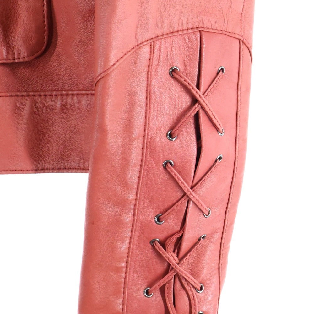 DIESEL(ディーゼル) マルチポケット シープスキン ライトレザー