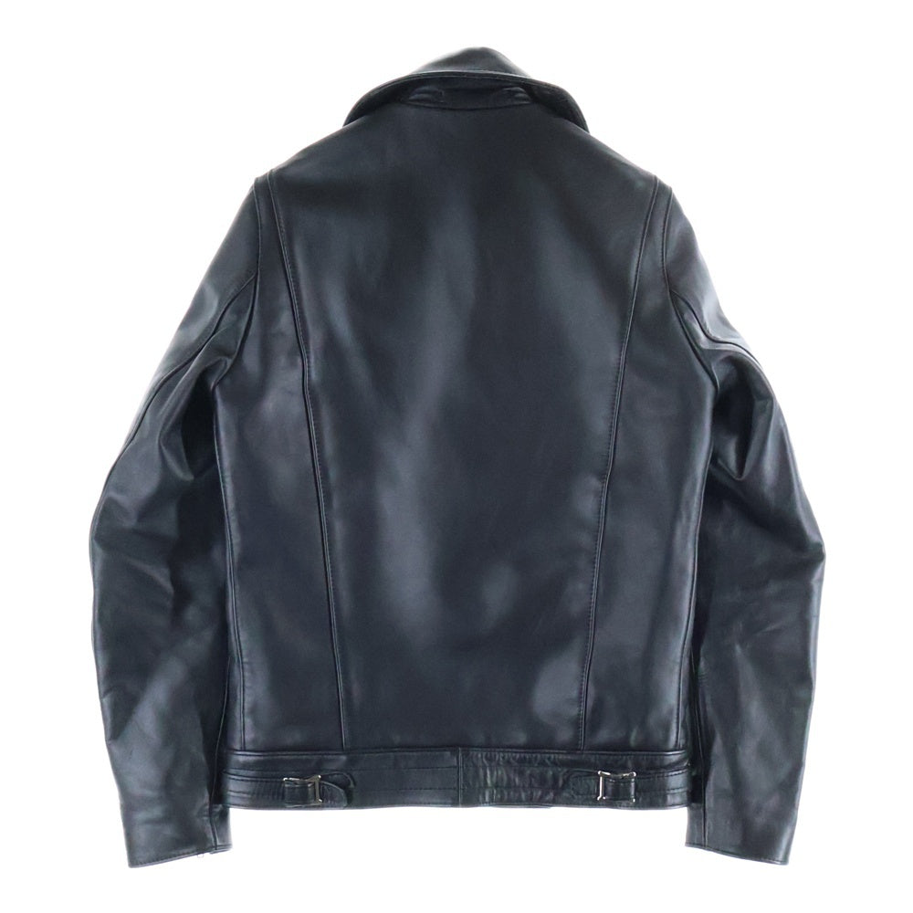 Lewis Leathers(ルイスレザー) Cyclone Cow Hide サイクロン カウハイド タイトフィット ダブルライダースレザージャケット ブラック