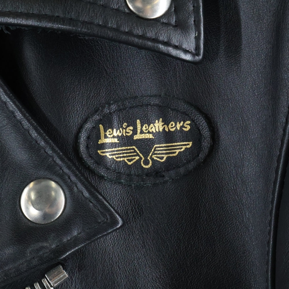 Lewis Leathers(ルイスレザー) Cyclone Cow Hide サイクロン カウハイド タイトフィット ダブルライダースレザージャケット ブラック