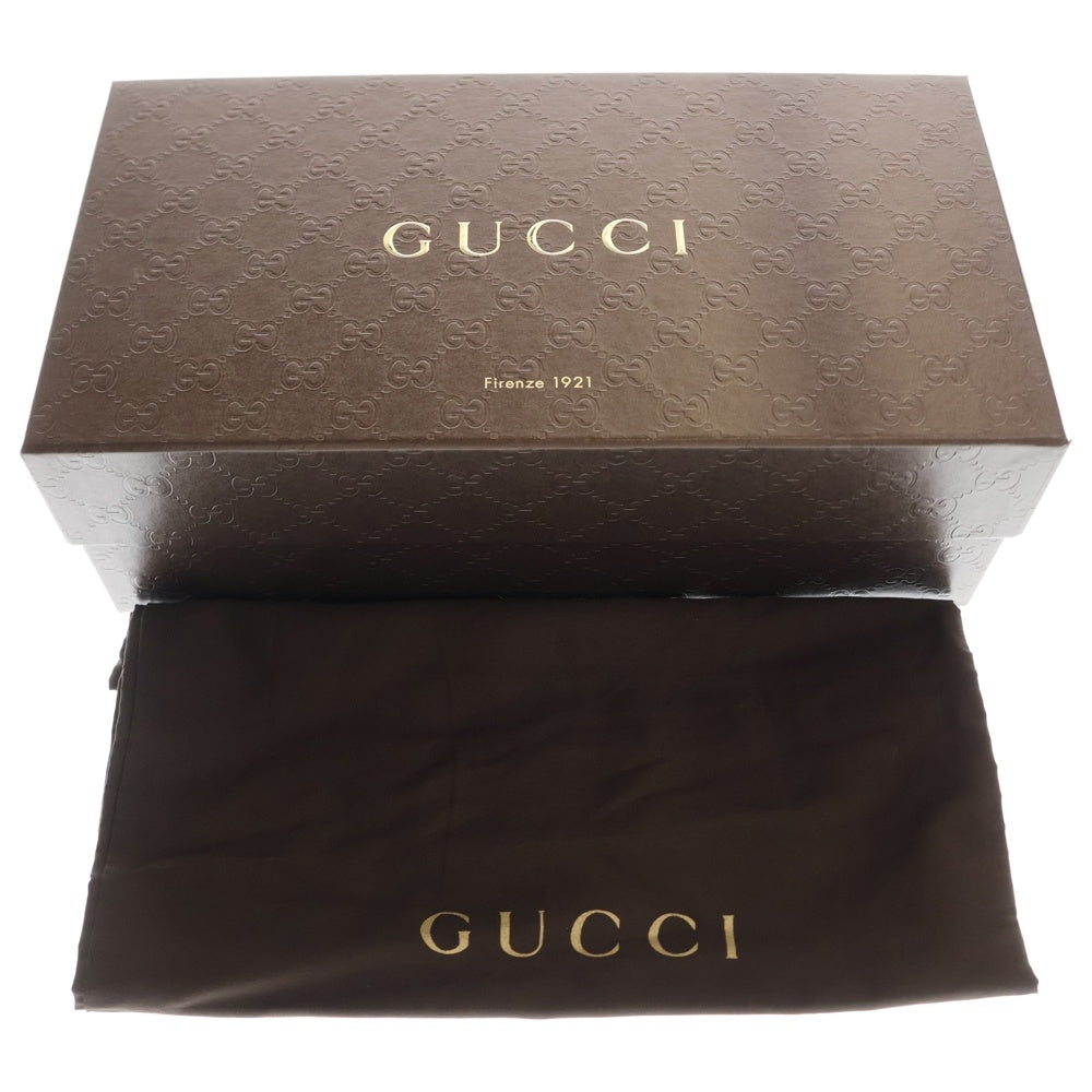GUCCI(グッチ) ホースビット パテントローファー ローカットレザーシューズ イエロー