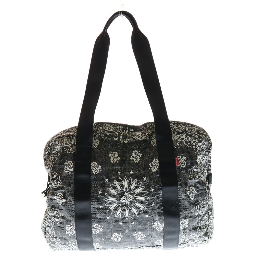SUPREME(シュプリーム) 21SS Bandana Tarp Small Duffle Bag バンダナ タープスモール ダッフルバッグ ブラック